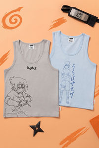 Lee Cooper Boys Naruto Vest (Pack of 2) - Multicolor — thumbnail 14